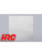 HRC Racing Stahl Kühlergrill / Gitter V4 1:10 100x100mm silber