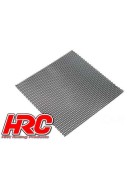 HRC Racing Body Parts - 1/10 Accessory - Scale - Stainless Steel - Modified Air Intake Mesh - 100x100mm - Wabe - Black