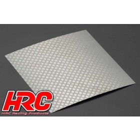 HRC Racing Stahl Trittblech 1:10 100x100mm silber
