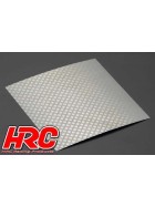 HRC Racing Body Parts - 1/10 Accessory - Scale - Stainless Steel - Modified Air Intake Mesh - 100x100mm - 3-Bar Thread - Silver