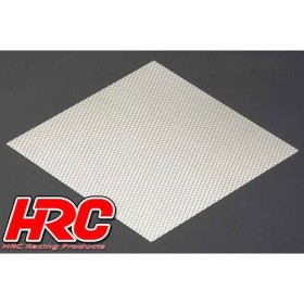 HRC Racing Stahl Trittblech Diamant 1:10 100x100mm silber