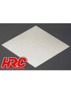 HRC Racing Body Parts - 1/10 Accessory - Scale - Stainless Steel - Modified Air Intake Mesh - 100x100mm - Diamond - Silver