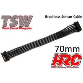 HRC Racing Brushless Flach Sensorkabel 70mm