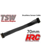 HRC Racing Brushless Flach Sensorkabel 70mm