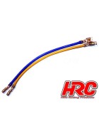 HRC Racing Motor Cable - Bullet Gold 4mm (Tamiya style)