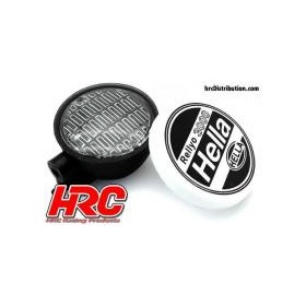 HRC Racing LED Lichtset Hella Cover 2x Weiss 1:10