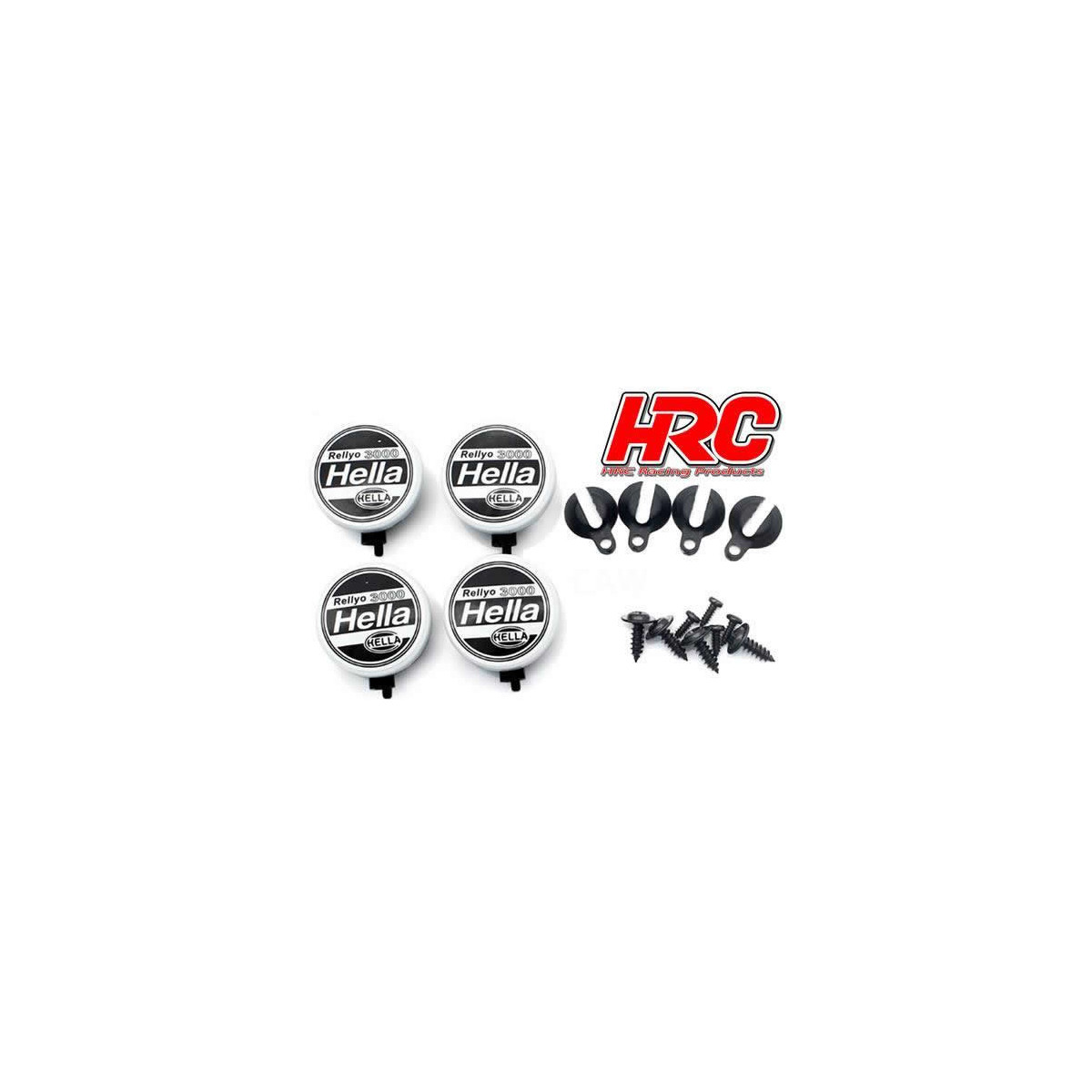 HRC Lampenset 1:10 Hella Cover (4) ohne LEDs
