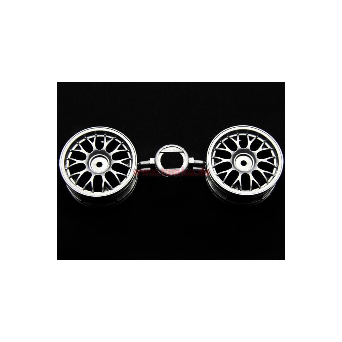 Tamiya #10445575 WHEEL(SILVER)(2pcs.) : 58150