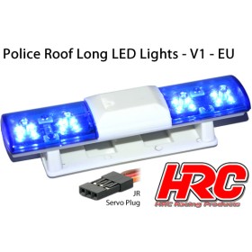 HRC Racing LED Dachlampen-Balken Blau 1/10 JR Stecker
