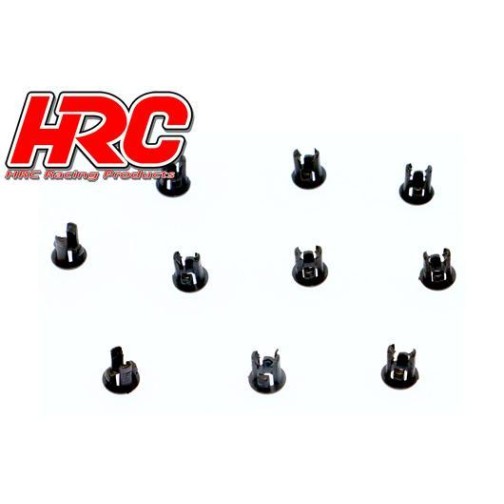 HRC Racing Body Parts - Multi Scale Accessory - LED Light Holder - for 3mm LED (10 pcs)