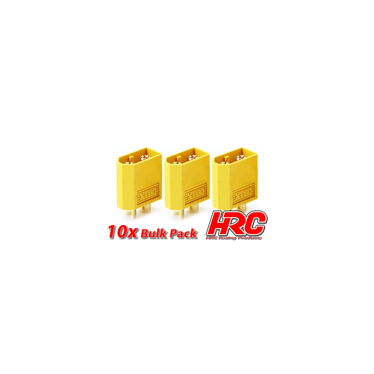 HRC Racing Connector - Gold - XT60 - Male (10 pcs)