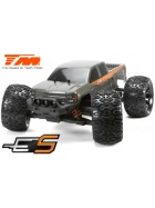 Team Magic Car - 1/10 Monster Truck Electric - 4WD - RTR - Brushless - Waterproof - Team Magic E5 - Silver Body
