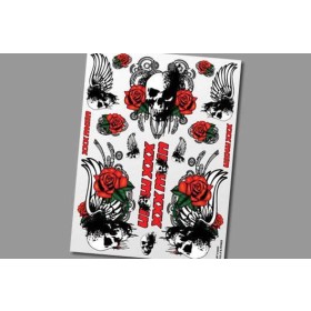 XXX Main Aufkleber - Skulls &amp; Roses