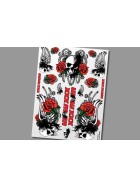 XXX Main Stickers - Skulls & Roses