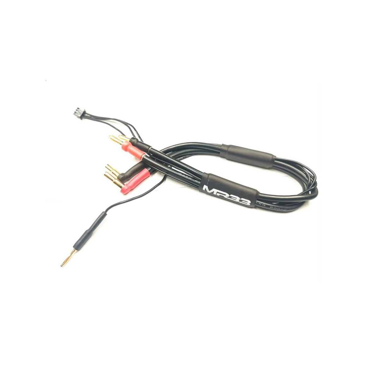 MR33 Ladekabel 2S All-Black (4/5mm Dual Plug - XH)