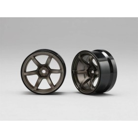 Yokomo Drift-Felgen High Traction +6mm Offset Titanium (2)