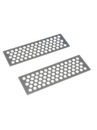 Absima Metal Sand Plates (2) silver