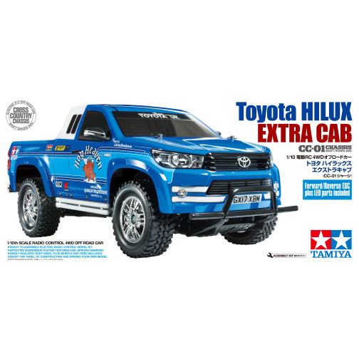 Tamiya 58663 Toyota Hilux Extra Cab mit Licht (CC-01)...
