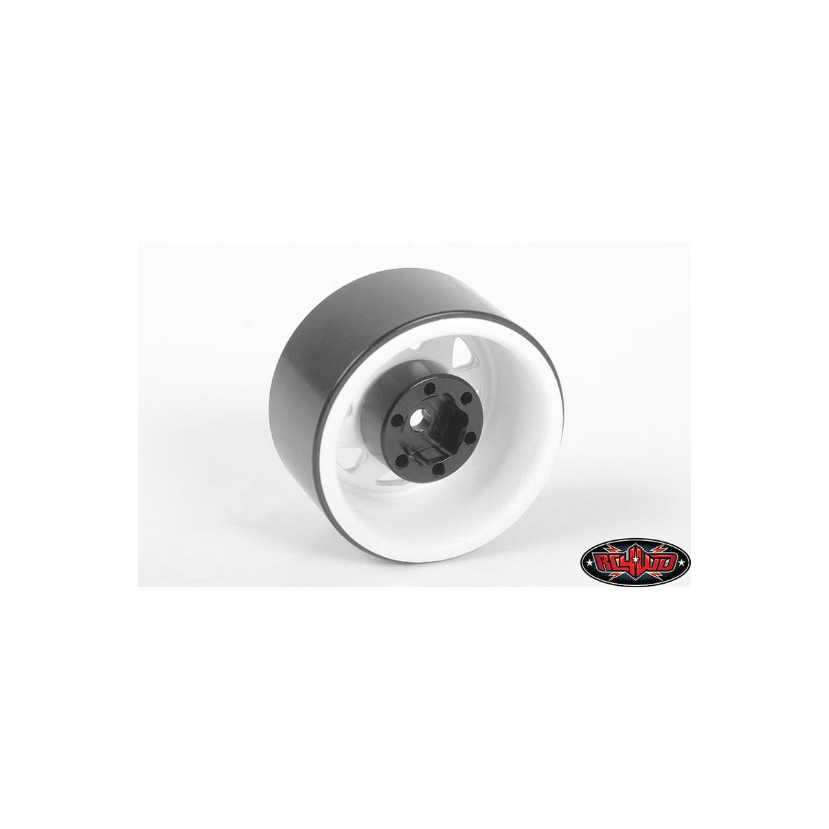 RC4WD Stamped Steel 1.0 Stock Beadlock Wheels white (4)
