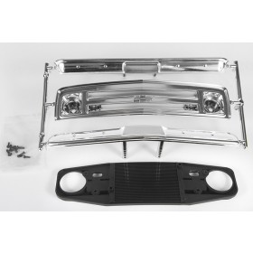 AX31560 67 Chevy C/10 Grille Bumpers Chrome/Black