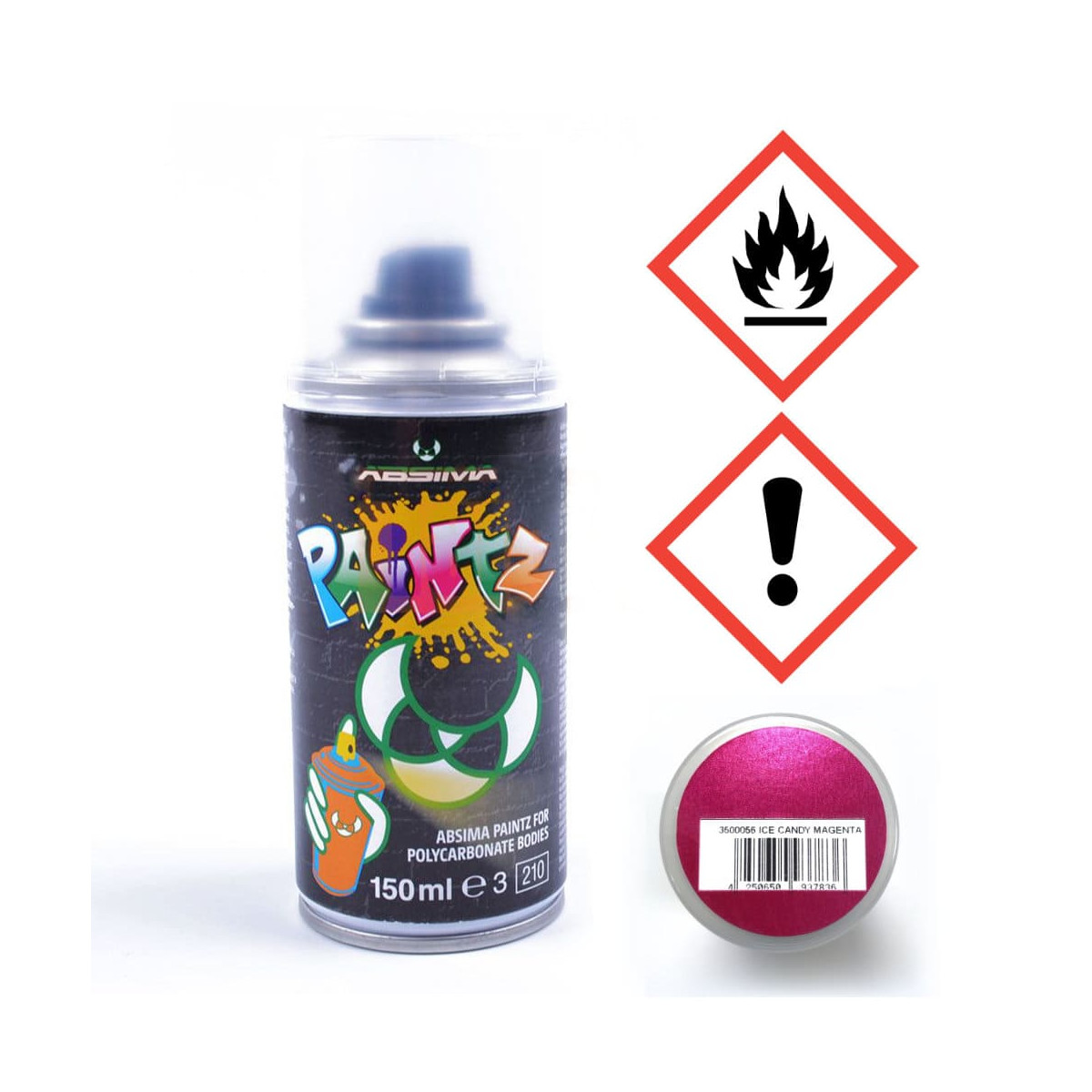 Absima Lexan Spray ICE CANDY MAGENTA 150ml
