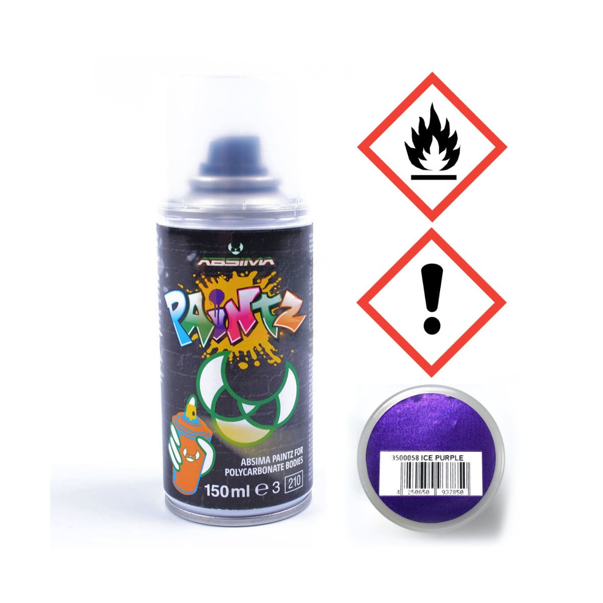 Absima Lexan Spray ICE PURPLE 150ml