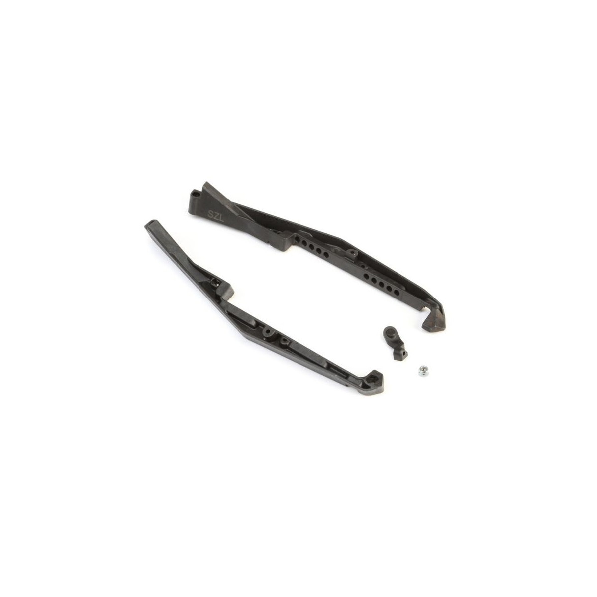 Mud Guard Set, Stiffezel, w/Fan Mount: 22 5.0