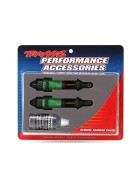 Traxxas 7461G Shocks, GTR long green-anodized, PTFE-coated bodies with TiN shafts (fully assembled, without springs) (2)