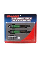 Traxxas 7462G Shocks, GTR xx-long green-anodized, PTFE-coated bodies with TiN shafts (fully assembled, without springs) (2)