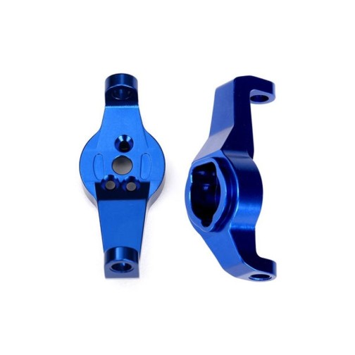 Traxxas 8232X Caster blocks, 6061-T6 aluminum (blue-anodized), left and right