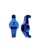 Traxxas 8232X Caster blocks, 6061-T6 aluminum (blue-anodized), left and right