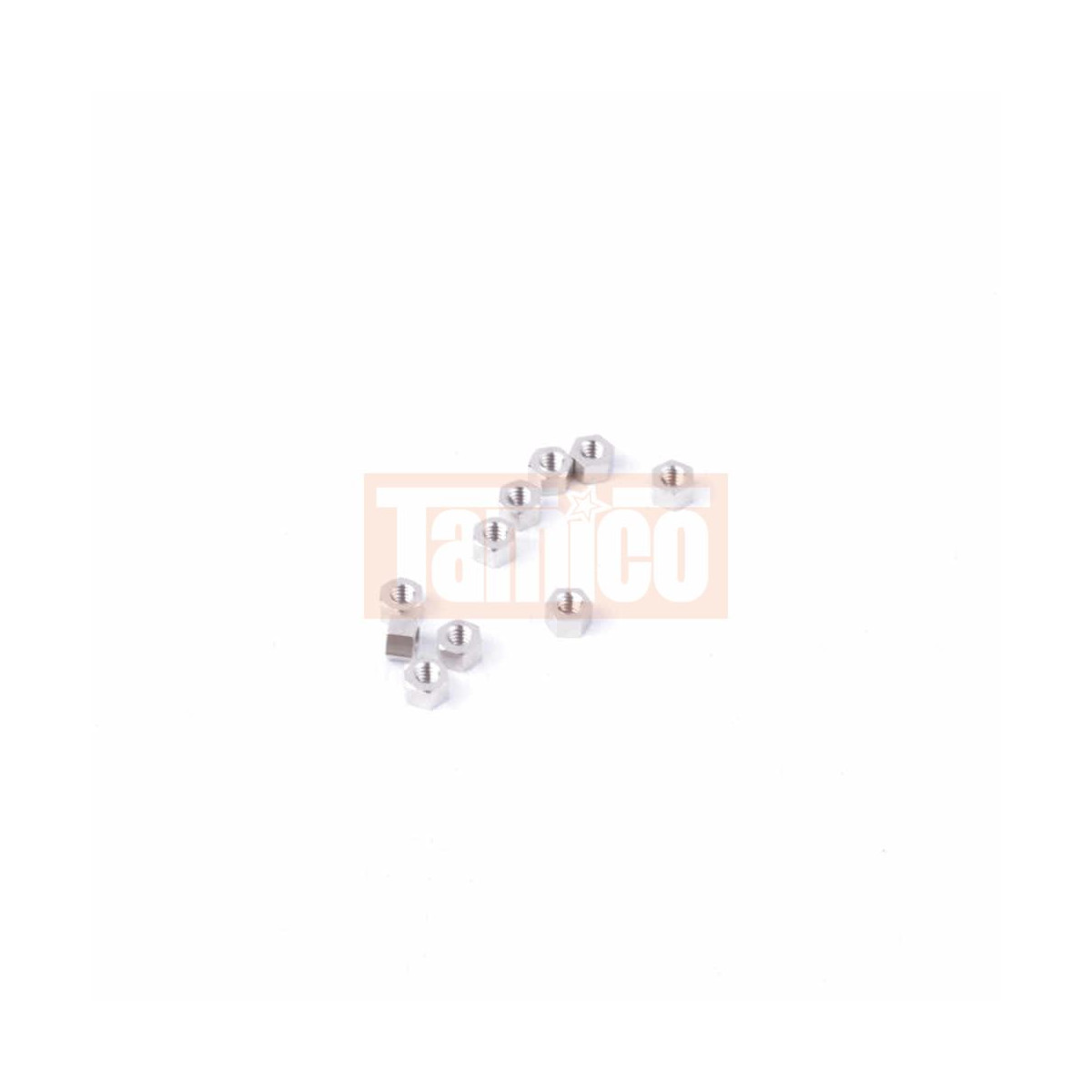 Tamiya #19803125 (AP)2mm SPECIAL NUT(2x3x2)(10pcs.):47374