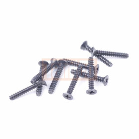 Tamiya 19803134 Senkkopf-Schneidschraube 3x20mm (10)