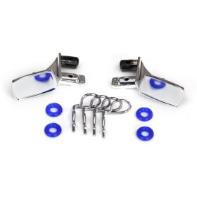 Traxxas 8133 Mirrors, side, chrome (left & right)/...