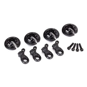 Traxxas 8459 Spring retainers, lower (captured) (4)/...