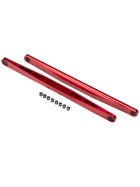 Traxxas 8544R Trailing arm, aluminum (red-anodized) (2) (assembled with hollow balls)