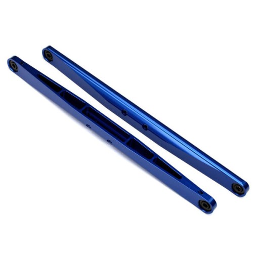 Traxxas 8544X Trailing arm, aluminum (blue-anodized) (2) (assembled with hollow balls)