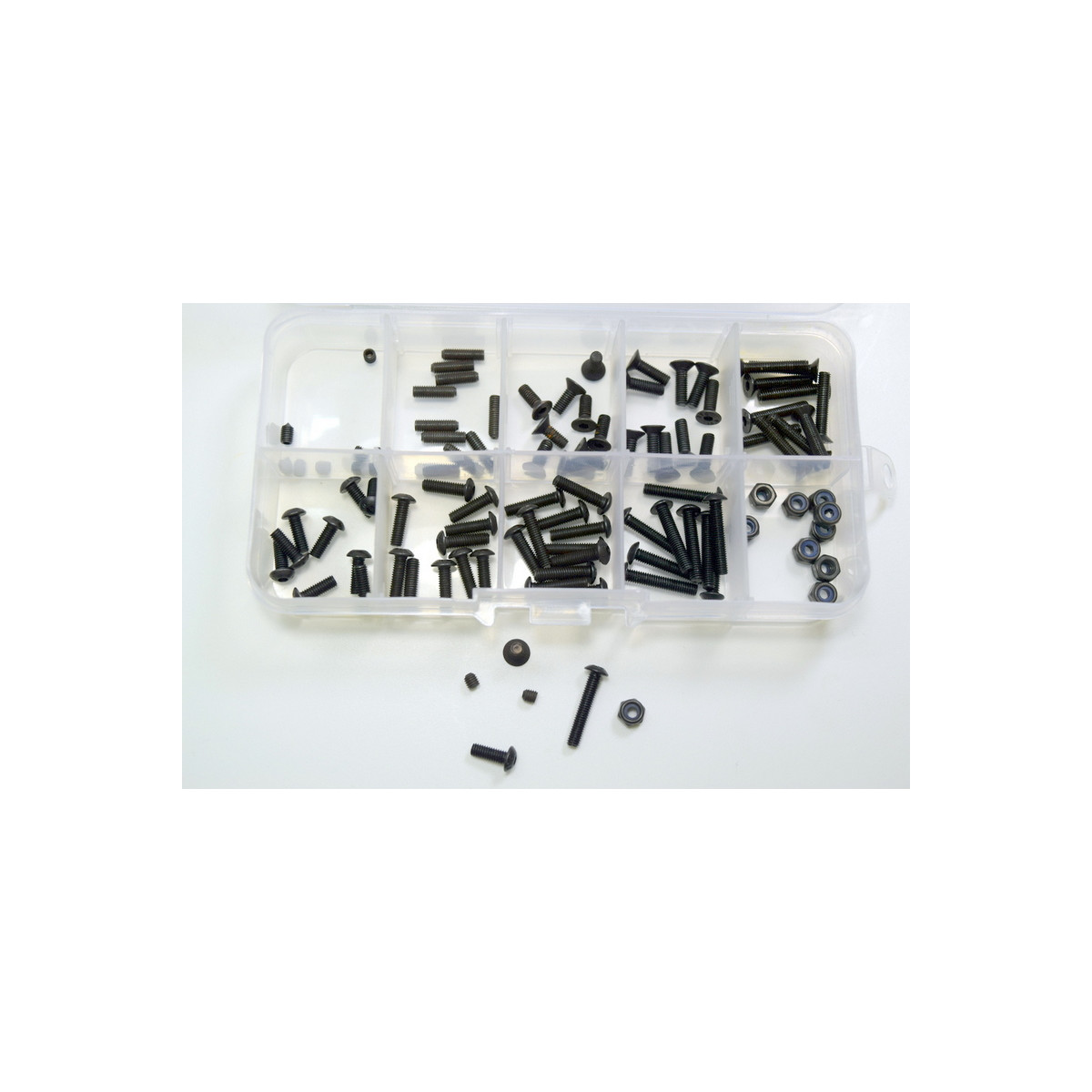 Absima Screw Assortment Box for 1/10 Scale (100 pcs.)