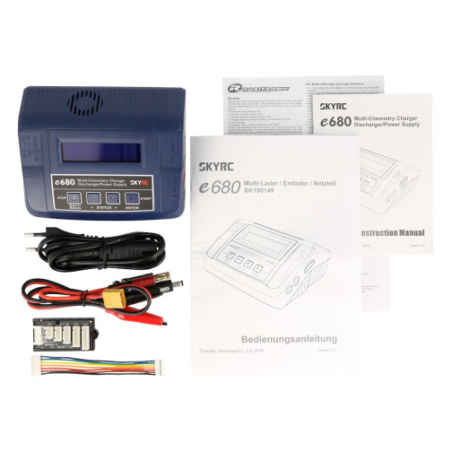 SkyRC Ladegerät e680 AC/DC LiPo 1-6s 10A 80W