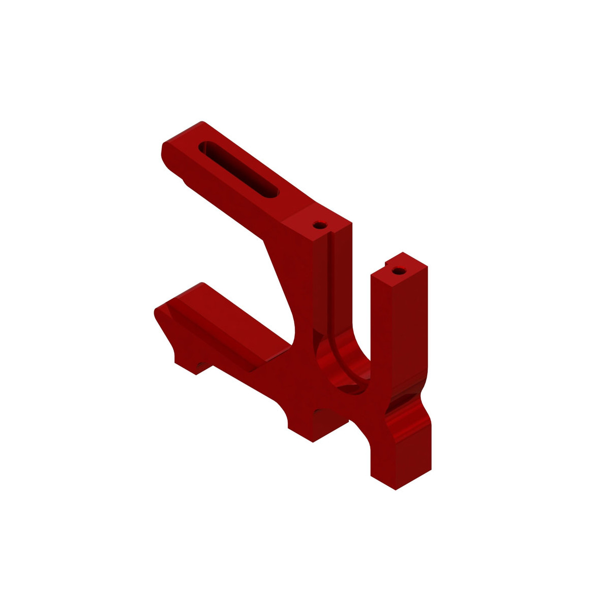 Arrma ARA320468 Alu Motorhalter verstellbar rot