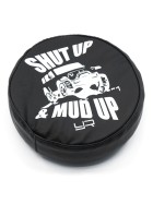 Yeah Racing Ersatzrad-Abdeckung "Shut Up & Mud Up" für  Crawler-Reifen
