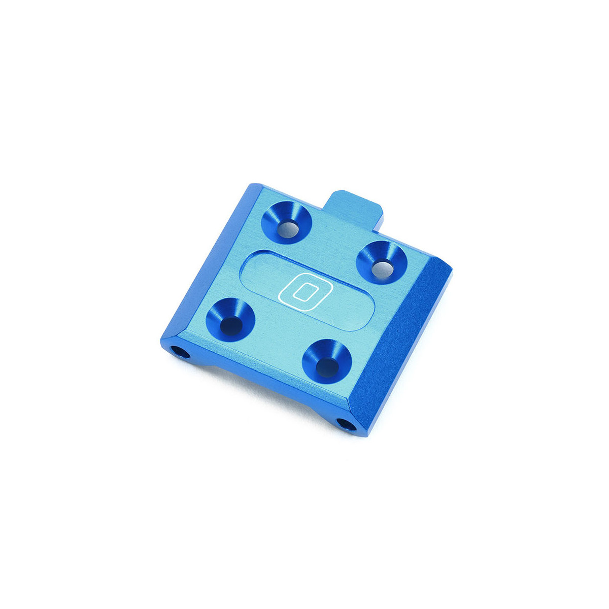 Tamiya 54907 Alu Querlenkerhalter vorne 0° blau M-08C
