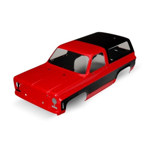 Traxxas 8130A Karosserie Chevrolet Blazer 1979 Rot (ohne Anbauteile)