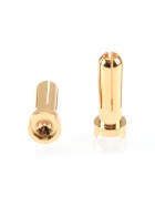 Ruddog 5mm Gold Plug Male (2)