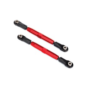 Traxxas 3644R Camber links, rear (TUBES red-anodized,...