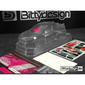 Bittydesign Karosserie  HC-M Civic 1:10 M-chassis 210-225mm unlackiert