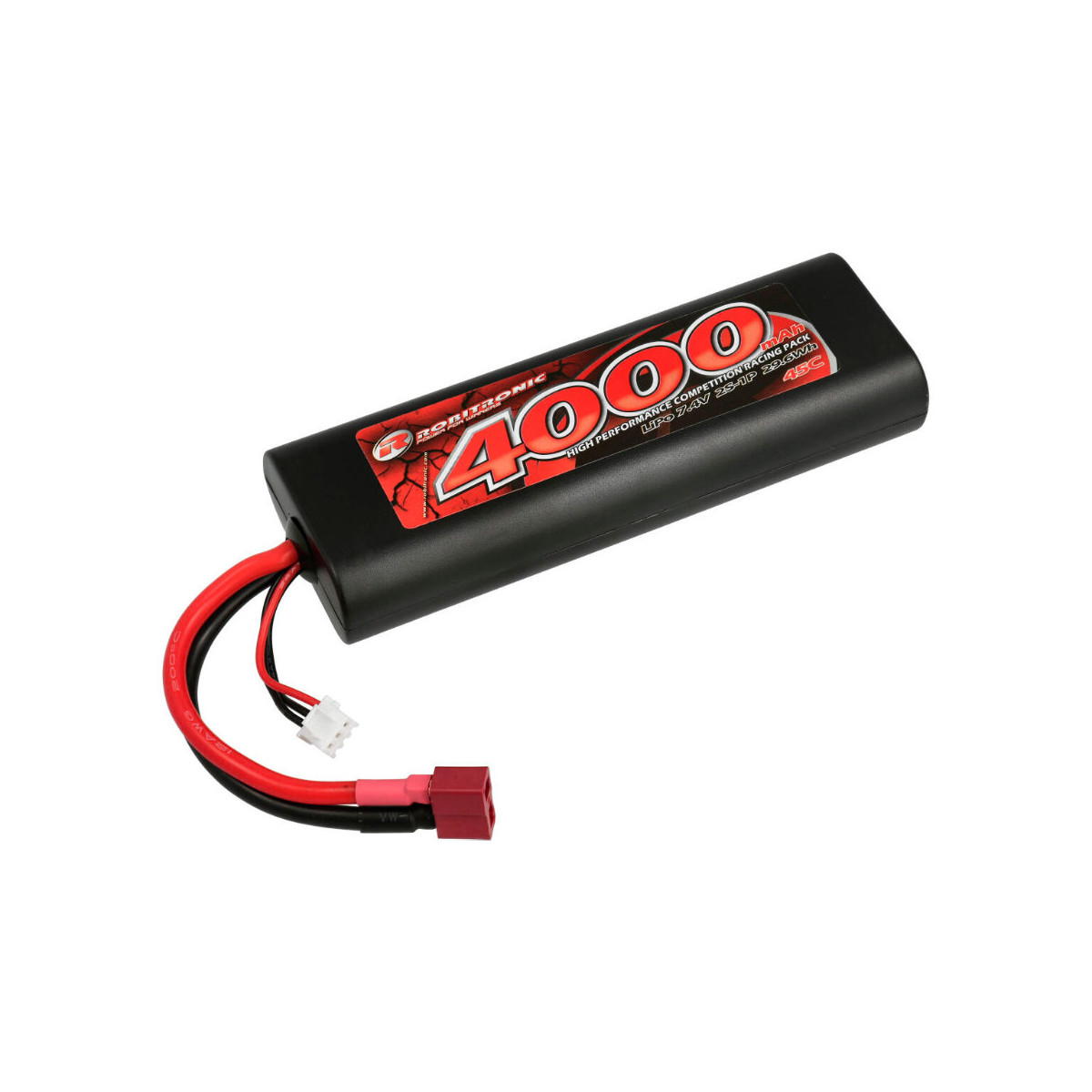 LiPo Battery 4000mAh 2S 45C Stick Pack T-Plug