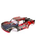 Arrma ARA411004 MOJAVE 6S BLX PAINTED DECALLED TRIMMED BODY (BLACK/RED) 