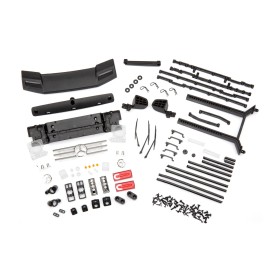 Traxxas 8811 Body, Mercedes-Benz G 500 4x4 (clear, requires painting)/ decals/ window masks (includes rear body post, grille, side mirrors, door handles, & windshield wipers)