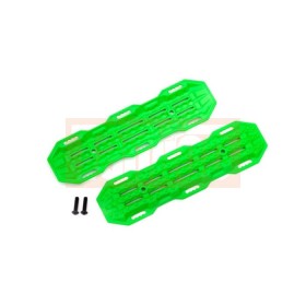 Traxxas 8121G Traction boards, green/ mounting hardware